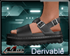 Max- Black Sandal