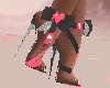 Gray Pink Heels