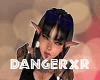 !D! Drk Blue Heart Gls