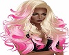 Blond - PINK Doll hair