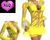 Yellow laced bikinidress