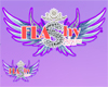 DM.Req FLASHY GIRLS FLAG