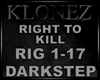 Darkstep - Right To Kill