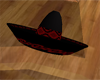Sombrero black / red