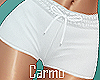 White Comfort Shorts