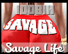 -Savage Life Red XXL