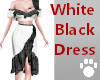 White Black Dress