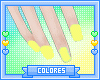 Nails Yellow Kawaii