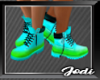Fade green teal Boot M