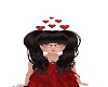 HA)glasses valentine red