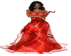 Lady in Red Ballgown