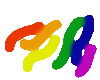 Transparent Rainbow Flag