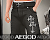Ⲁ𝓖 Black Baggy Pant