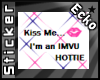 IMVU Hottie Kiss Sticker