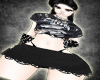 F-Mini Goth Skirt  DRV