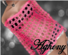 A: Crochet top pink