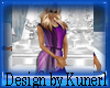 !(K)Purple Toga Dress