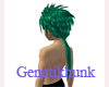 Green Punk Ponytail