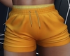 M| Orange Muscle Shorts