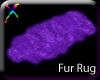 ! fur rug purple