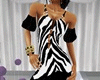 Triana Zebra Gown