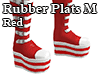 Rubber Plats M Red