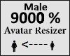 Avatar scaler 9000% Male