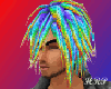 Rainbow mess Hair