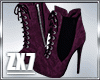 ZY: Purple LeatherBoot