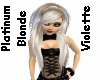 Platinum Blonde Violette