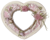 Heart floral frame
