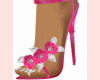 pink flower sandels