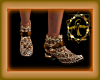 DW SNAKESKIN BROWN BOOTS
