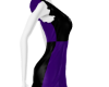 IMVU+ Black Purple Dress