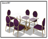 dining table purple