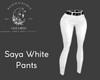 Saya White Pants