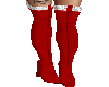 Red Thigh Boots