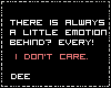[Dee]I dont Care