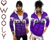 xmas sweater purple (M)