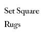 set square rug