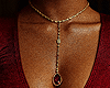 ~ GOLD RUBY NECKLACE~
