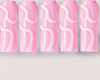pink swirly nails XL