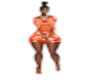 Serena Orng Dress #4