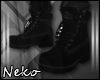 Neko Black Boots