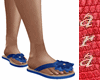 azul flor flipflop beach