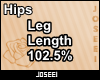 Leg Length 102.5%
