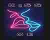 sign neon kiss me
