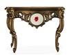 SIDE TABLE WITH RED ROSE