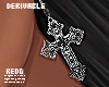 ☯ Cross earrings