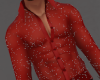 Red Sparkle Sheer Shirt